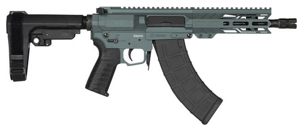 CMMG Banshee Mk47 8" Pistol MLOK PMAG Charcoal Green 7.62x39mm